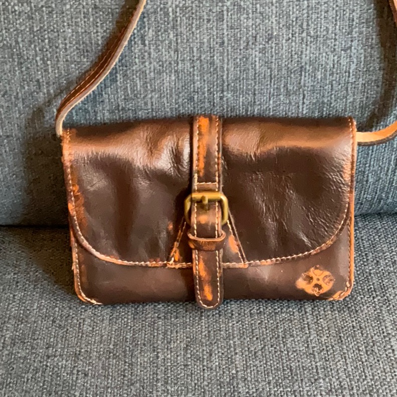 Patricia Nash Distressed Leather Crossbody